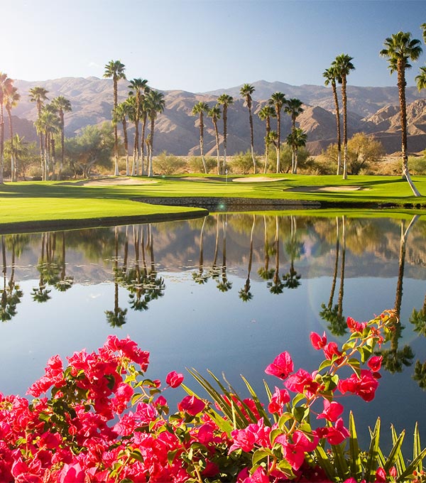 beautiful lake on golf course